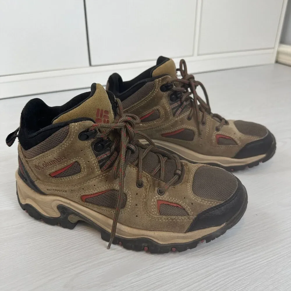Columbia Coretek II Waterproof Mens 7.5 Brown Suede Hiking Boots YM5347-245
